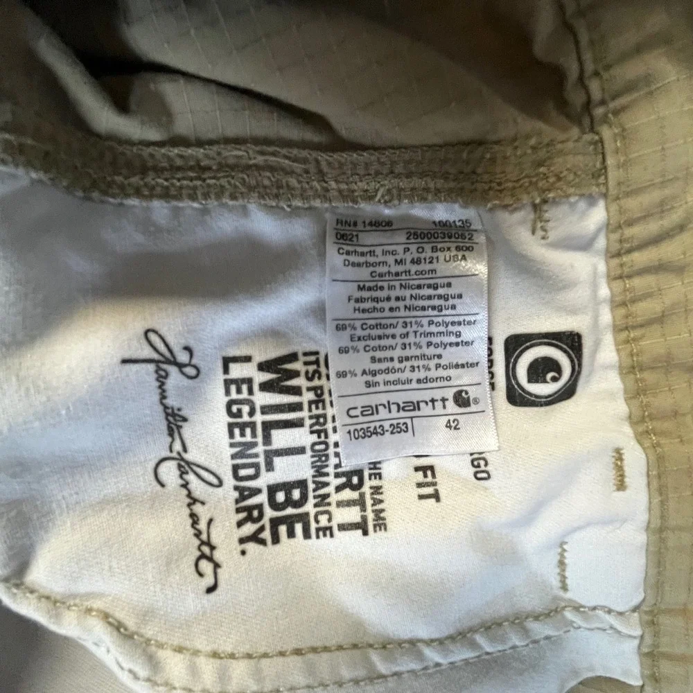 Carhartt Force Broxton Cargo Short Mens 42 (Meas. 41) Relaxed‎ Fit 103543-253